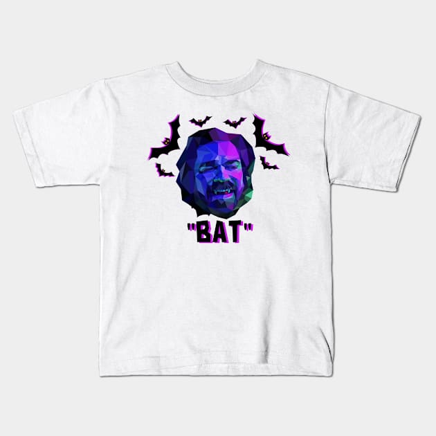 Laszlo Bat Kids T-Shirt by Worldengine
